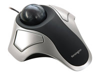 Kensington Orbit Optical Trackball - Styrkula - höger- och vänsterhänta - optisk - 2 knappar - kabelansluten - USB - silver 64327EU