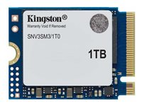Kingston NV3 - SSD - 1 TB - inbyggd - M.2 2230 - PCIe 4.0 x4 (NVMe) SNV3SM3/1T0