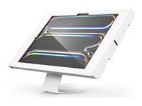 Compulocks iPad Pro M4 13" (2024), Apex Secured Enclosure Wall Mount - Monteringssats (hölje, ställ) - synliga kameror och sensorer fram/bak - för surfplatta - låsbar - metallram - svart - skärmstorlek: 13" - monteringsgränssnitt: 100 x 100 mm - bänk, väggmonterbar - för Apple 13-inch iPad Pro (M4) 111W13PAPX4W