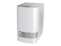 WD My Cloud Mirror WDBZVM0040JWT - NAS-server - 2 fack - 4 TB - SATA 6Gb/s - HDD 4 TB - RAID 0, 1, JBOD - Gigabit Ethernet WDBZVM0040JWT-EESN