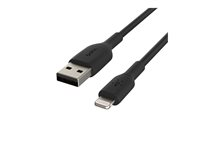 Belkin BoostCharge - Lightning-kabel - Lightning hane till USB hane - 15 cm - svart CAA001BT0MBK