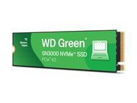 WD Green SN3000 WDS100T4G0E-00CPS0 - SSD - 1 TB - inbyggd - M.2 2280 - PCIe 4.0 x4 (NVMe) WDS100T4G0E-00CPS0