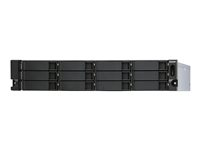 QNAP TL-R1200S-RP - Hårddiskarray - 12 fack (SATA-600) - SATA 6Gb/s (extern) - kan monteras i rack - 2U TL-R1200S-RP
