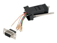 StarTech.com DB9 till modulär RJ45-adapter - F/F - Seriell adapter - DB-9 (hona) till RJ-45 (hona) - för P/N: ICUSB2324852, ICUSB422 GC98FF