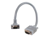 C2G Premium SXGA 90° Down Angled - VGA-kabel - HD-15 (VGA) (hane) till HD-15 (VGA) (hane) - 3 m - 90° anslutning 81065