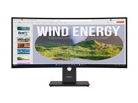 Lenovo ThinkVision T34WD-40 - LED-skärm - böjd - 34" - HDR 64AEGAT1SE