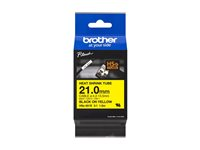Brother HSE-651E - Svart på gult - Rulle (2,1 cm x 1,5 m) 1 kassett(er) hängande låda - rörtejp för värmekrympning - för P-Touch PT-D800W, PT-E550WVP, PT-P700, PT-P750W, PT-P900W, PT-P950NW HSE651E