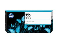 HP 730 - 300 ml - hög kapacitet - grå - original - DesignJet - bläckpatron - för DesignJet SD Pro MFP, T1600, T1600dr, T1700, T1700dr, T1708, T1708dr, T2600, T2600dr P2V72A