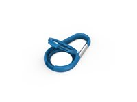 Belkin Secure Holder with Carabiner - Fodral för airtag - blå - för Apple AirTag MSC008BTBL