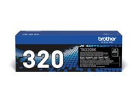 Brother TN320BK - Svart - original - tonerkassett - för Brother DCP-9055CDN, DCP-9270CDN, HL-4140CN, MFC-9460CDN, MFC-9465CDN, MFC-9970CDW TN320BK