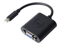 Dell Mini DisplayPort to VGA Adapter - Videokort - Mini DisplayPort (hane) till HD-15 (VGA) (hona) - DisplayPort 1.1a - 20.32 cm - stöd för 1200p - för Inspiron 5559; Latitude E7240; Precision 75XX, 77XX; XPS 12 9250, 13 9350, 15 9550 470-13630