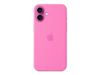 Apple - Baksidesskydd för mobiltelefon - MagSafe-kompatibilitet - silikon - pionrosa - för iPhone 16 Plus MDGR4ZM/A