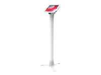 Compulocks iPad 10.2" Space Enclosure Portable Floor Stand - Kiosk - Antistöld - för surfplatta - låsbar - höggradig aluminium - vit - skärmstorlek: 10.2" - golvstående - för Apple 10.2-inch iPad (7:e generation, 8:e generation, 9:e generation) 147W102IPDSW