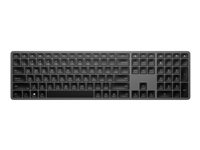 HP Dual Mode 975 - Tangentbord - bakgrundsbelyst - trådlös - Bluetooth - hela norden - för HP 255 G9; EliteBook x360; ProBook 445 G9, 455 G9; ZBook Power G9, Studio G9 3Z726AA#UUW
