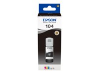 Epson EcoTank 104 - 65 ml - svart - original - bläcktank - för EcoTank ET-14100, 1810, 2721, 2810, 2811, 2812, 2814, 2815, 2820, 2821, 2825, 2826, 4800 C13T00P140