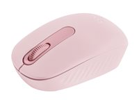 Logitech M196 - Mus - höger- och vänsterhänta - optisk - 3 knappar - trådlös - Bluetooth - rosa 910-007461
