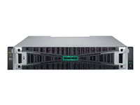 HPE Modular Smart Array 2070 12Gb SAS SFF Storage - Halvledarenhet/hårddisk-array - 23 TB - 24 fack (SAS-3) - SSD 1.92 TB x 12 - SAS 12Gb/s (extern) - kan monteras i rack - 2U P84178-B25