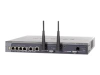 NETGEAR ProSecure Unified Threat Management Firewall UTM9S - Säkerhetsfunktion - med 3 års webb, 3 års e-post och 3 års programvaruunderhåll samt uppgraderingar, 24/7-stöd och avancerat byte - 4 portar - 1GbE DSL-modem - 1U UTM9EW3DA-100E1S