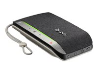 HP Poly Sync 20 - Smart högtalartelefon - Bluetooth - kabelansluten, trådlös - USB-A - silver - Certifierad för Microsoft-teams 772D2AA