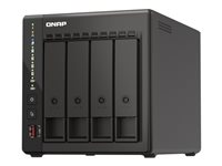 QNAP TS-453E - NAS-server - 4 fack - 16 TB - SATA 6Gb/s - HDD 8 TB x 2 - RAID 0, 1, 5, 6, 10, JBOD - RAM 8 GB - 2.5 Gigabit Ethernet - iSCSI support TS-453E-8G+2XST8000NE001