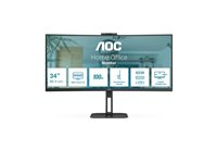 AOC Value-line CU34V5C/BK - V5 series - LED-skärm - böjd - 34" CU34V5C/BK