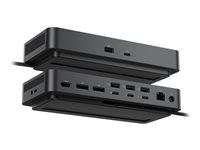 Dell Pro Thunderbolt 4 Smart Dock SD25TB4 - Dockningsstation - Thunderbolt 4 - HDMI, 2 x DP, USB-C, 2 x Thunderbolt 4 - 1GbE, 2.5GbE - 180 Watt - BTO - med 3 års grundläggande maskinvaruservice med avancerat byte efter fjärrdiagnos DELL-SD25TB4