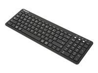 Targus - Tangentbord - antimikrobiell - trådlös - Bluetooth 5.1 - QWERTY - brittisk - svart AKB863UK