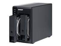 QNAP TR-002 - Hårddiskarray - 2 fack (SATA-600) - USB 3.1 Gen 2 (extern) TR-002
