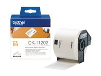 Brother DK-11202 - Svart på vitt - 62 x 100 mm 300 etikett (er) (1 rulle/rullar x 300 transportetiketter - för Brother QL-1050, 1060, 1110, 500, 550, 560, 570, 580, 600, 650, 700, 710, 720, 820 DK11202