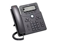 Cisco IP Phone 6841 - VoIP-telefon - SIP, SRTP - 4 linjer - träkol - återanvänd CP-6841-3PWCEK9-RF