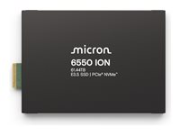 Micron 6550 ION - SSD - Enterprise - krypterat - 30.72 TB - inbyggd - E3.S - U.2 PCIe 5.0 x4 (NVMe) - SHA-512, FIPS 140-3 Level 2 - TCG Opal Encryption 2.02, Self-Encrypting Drive (SED) - TAA-kompatibel MTFDLBQ30T7THL-1BK1DFCYYR