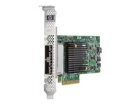 HPE H221 Host Bus Adapter - Kontrollerkort - 8 Kanal - SATA 6Gb/s / SAS 6Gb/s - låg profil - PCIe 3.0 x8 - för Modular Smart Array 2040, 2040 10; ProLiant DL360p Gen8, ML10 v2, ML350e Gen8, ML350p Gen8 729552-B21