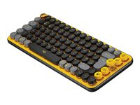 Logitech POP Keys - Tangentbord - trådlös - Bluetooth 5.1, Bluetooth LE - QWERTY - hela norden - tangentbrytare: Brown Tactile - blast 920-010731