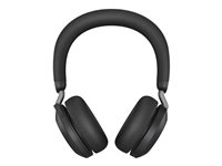 Jabra Evolve2 75 - Headset - på örat - Bluetooth - trådlös - aktiv brusradering - USB-A - ljudisolerande - svart - Certifierad för Microsoft-teams 27599-999-999