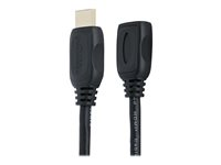 StarTech.com 2m (6ft) HDMI Extension Cable, Ultra HD HDMI Male to Female Cable, 4K HDMI Cable Extender, 4K 30Hz UHD HDMI Cable with Ethernet M/F, High Speed HDMI 1.4 Cable, 10.2Gbps - HDMI Cord Extender - HDMI-förlängningskabel - HDMI hane till HDMI hona - 2 m - skärmad - svart - för P/N: CDP2HDMM2MB, DP2HDMM2MB, HDDVIMM3, HDMM1MP, HDMM2MP, HDMM3MP, HDPMM50, MDP2HDMM2MB HDEXT2M