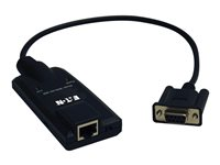 Eaton Tripp Lite Series Serial Server Interface Module for B064- Series KVM Switches - Förlängare för tangentbord/video/mus - upp till 50 m - för P/N: B064-016-02-IPH, B064-016-04-IPH, B064-032-01-IPH, B064-032-02-IPH, B064-032-04-IPH B055-001-SER