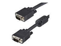 StarTech.com 15m Coax High Resolution Monitor VGA Cable HD15 M/M - VGA-kabel - HD-15 (VGA) (hane) till HD-15 (VGA) (hane) - 15 m - formpressad - svart MXTMMHQ15M