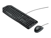 Logitech Desktop MK120 - Sats med tangentbord och mus - USB - nordisk 920-002823
