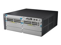 HPE Aruba 5406-44G-PoE+-2XG v2 zl - Switch - L4 - Administrerad - 44 x 10/100/1000 (PoE) + 2 x SFP+ - rackmonterbar - PoE - med HP 5400 zl Switch Premium License J9533A#ABB