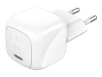Belkin BoostCharge - Strömadapter - kompakt - 30 Watt - Strömmatning 3.1 (USB-C) WCA008KQWH