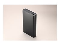 mophie powerstation ultra - Strömförsörjningsbank - 25000 mAh - 140 Watt - PD - 3 utdatakontakter (24 pin USB-C) - svart 401114332
