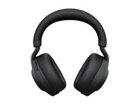 Jabra Evolve2 85 MS Stereo - Headset - fullstorlek - Bluetooth - trådlös, kabelansluten - aktiv brusradering - 3,5 mm kontakt - ljudisolerande - svart - Certifierad för Microsoft-teams 28599-999-899