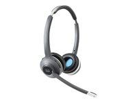 Cisco 562 Wireless Dual - Headset - på örat - DECT 6.0 - trådlös - med Multibase Station - återanvänd CP-HS-WL-562MEU-RF