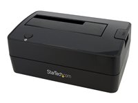 StarTech.com SuperSpeed USB 3.0 to SATA Hard Drive Docking station for 2.5/3.5 HDD - HDD Docking station - SATA Dock - HDD dockningsstation - fack: 1 - 2.5", 3.5" - SATA 3Gb/s - USB 3.0 - svart - för P/N: PEXUSB3S24, PEXUSB3S44V, SVA12M2NEUA, SVA12M5NA, USBDUP15, USBDUPE115, USBDUPE17 SATDOCKU3S