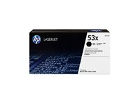 HP 53X - Lång livslängd - svart - original - LaserJet - tonerkassett (Q7553X) - för LaserJet M2727nf MFP, M2727nfs MFP, P2014, P2014n, P2015, P2015d, P2015dn, P2015n, P2015x Q7553X