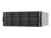 QNAP TS-H2477XU-RP - NAS-server - 24 fack - kan monteras i rack - SATA 6Gb/s - RAID 0, 1, 5, 6, 10, 50, 60, JBOD - RAM 32 GB - Gigabit Ethernet / 2.5 Gigabit Ethernet / 10 Gigabit Ethernet - iSCSI support - 4U TS-H2477AXU-RP-R7-32G