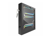 Compulocks iPad Pro M4 13" (2024), Apex Enclosure Swing Wall Mount - Monteringssats (ställ, hölje, väggfäste) - för surfplatta - låsbar - metallram - svart - skärmstorlek: 13" - väggmonterbar - för Apple 13-inch iPad Pro (M4) 827B13PAPX4B