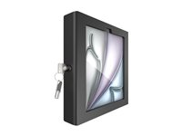 Compulocks iPad Air M2 & M3 11", Apex Enclosure Brandable Floor Stand - Black - Hölje - för surfplatta - märkningsbar - låsbar - metall, polypropylen - svart - skärmstorlek: 11" - golvstående - för Apple 11-inch iPad Air (M2, M3) 140B11APXB