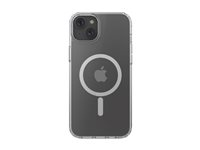 Belkin SheerForce - Baksidesskydd för mobiltelefon - magnetisk - MagSafe-kompatibilitet - klar - tunn, lätt - för Apple iPhone 15 Plus MSA020BTCL