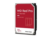 WD Red Pro WD122KFBX - Hårddisk - Enterprise - 12 TB - inbyggd - 3.5" - SATA 6Gb/s - 7200 rpm - buffert: 512 MB WD122KFBX